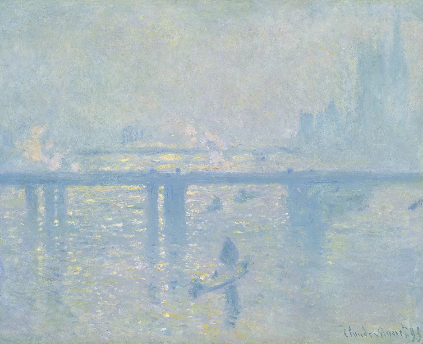 Charing Cross Bridge, Claude Monet