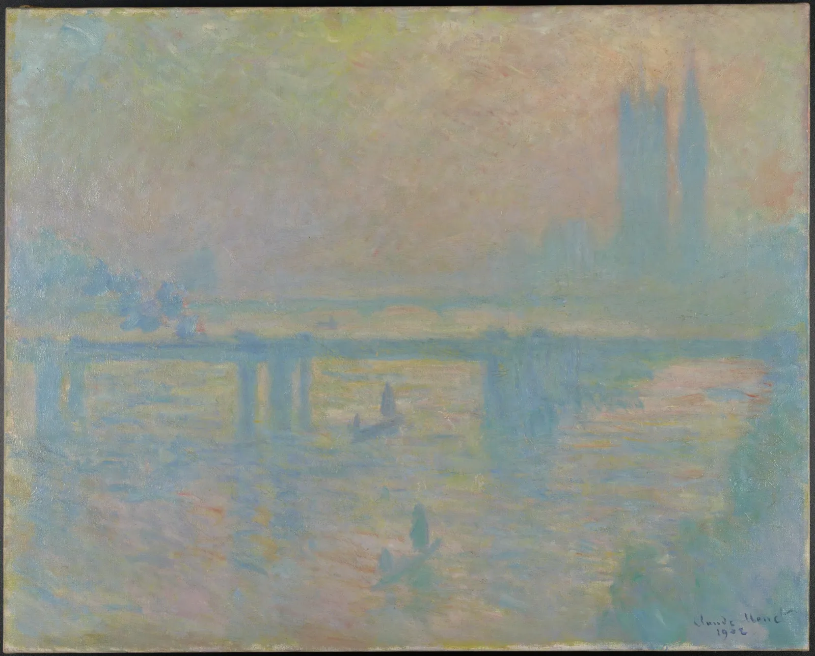 Charing Cross Bridge, Claude Monet