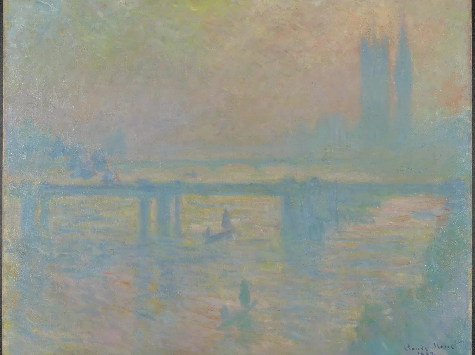 Charing Cross Bridge, Claude Monet