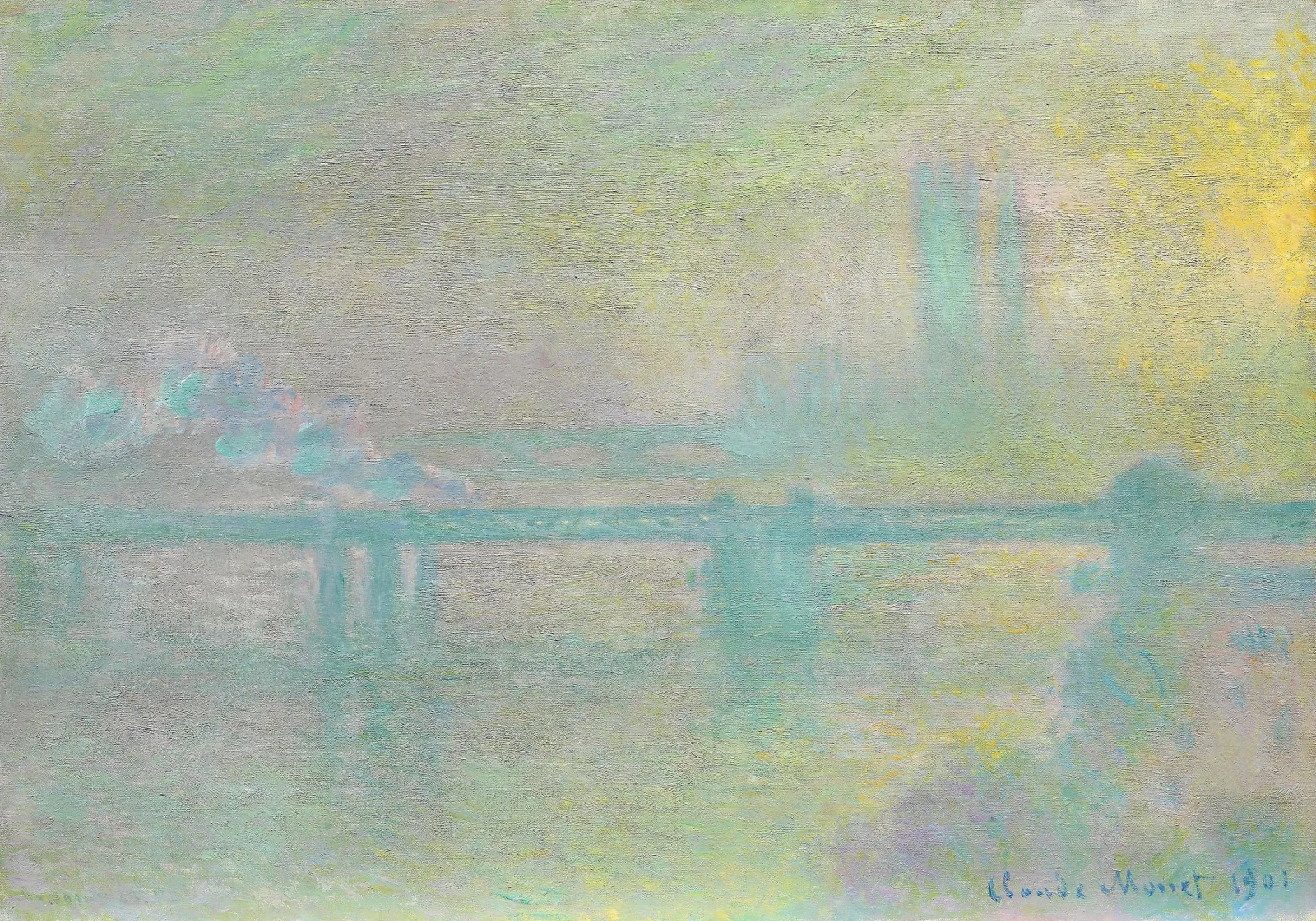 Charing Cross Bridge, London, Claude Monet