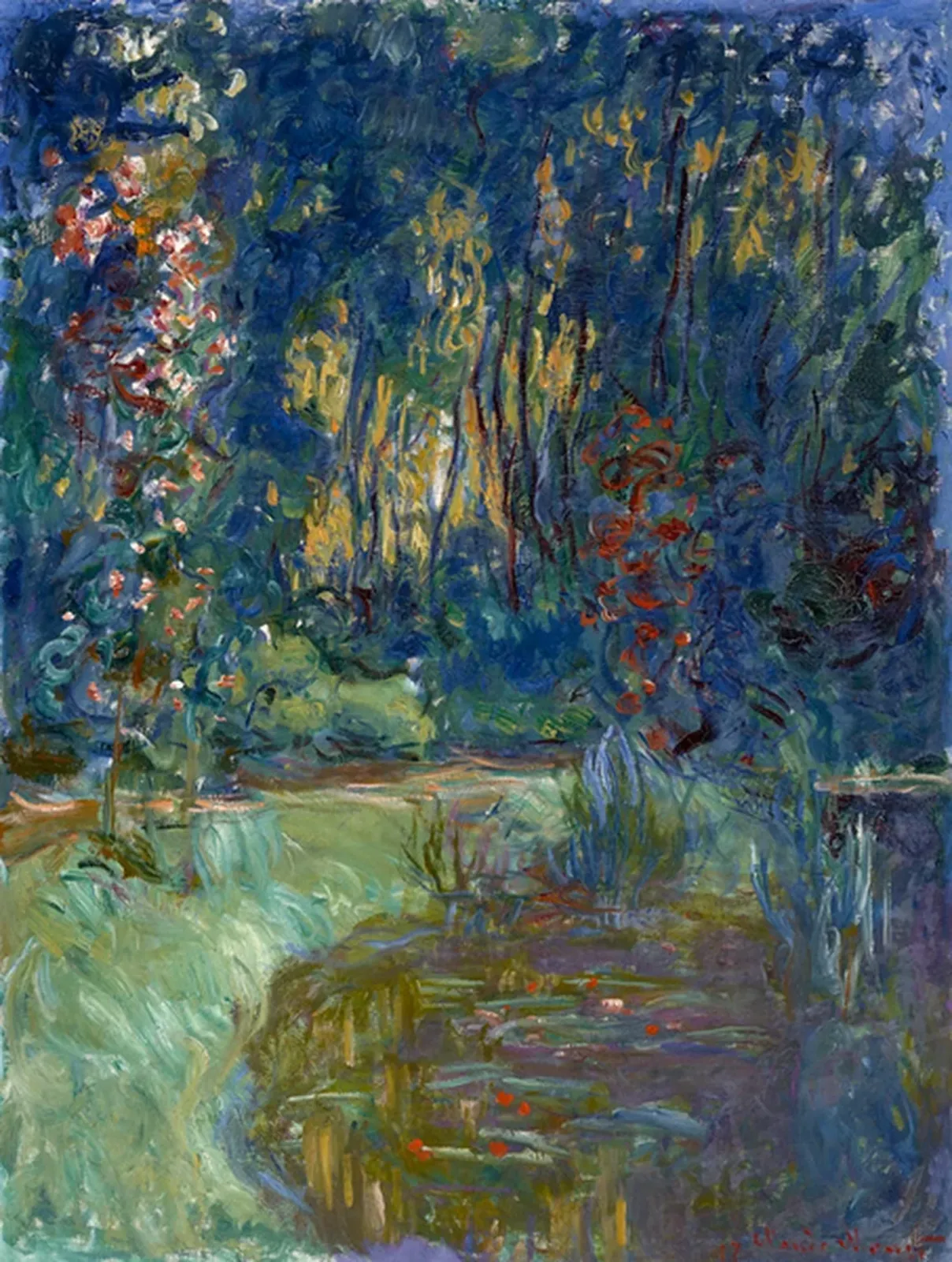 Coin de l'étang à Giverny, Claude Monet