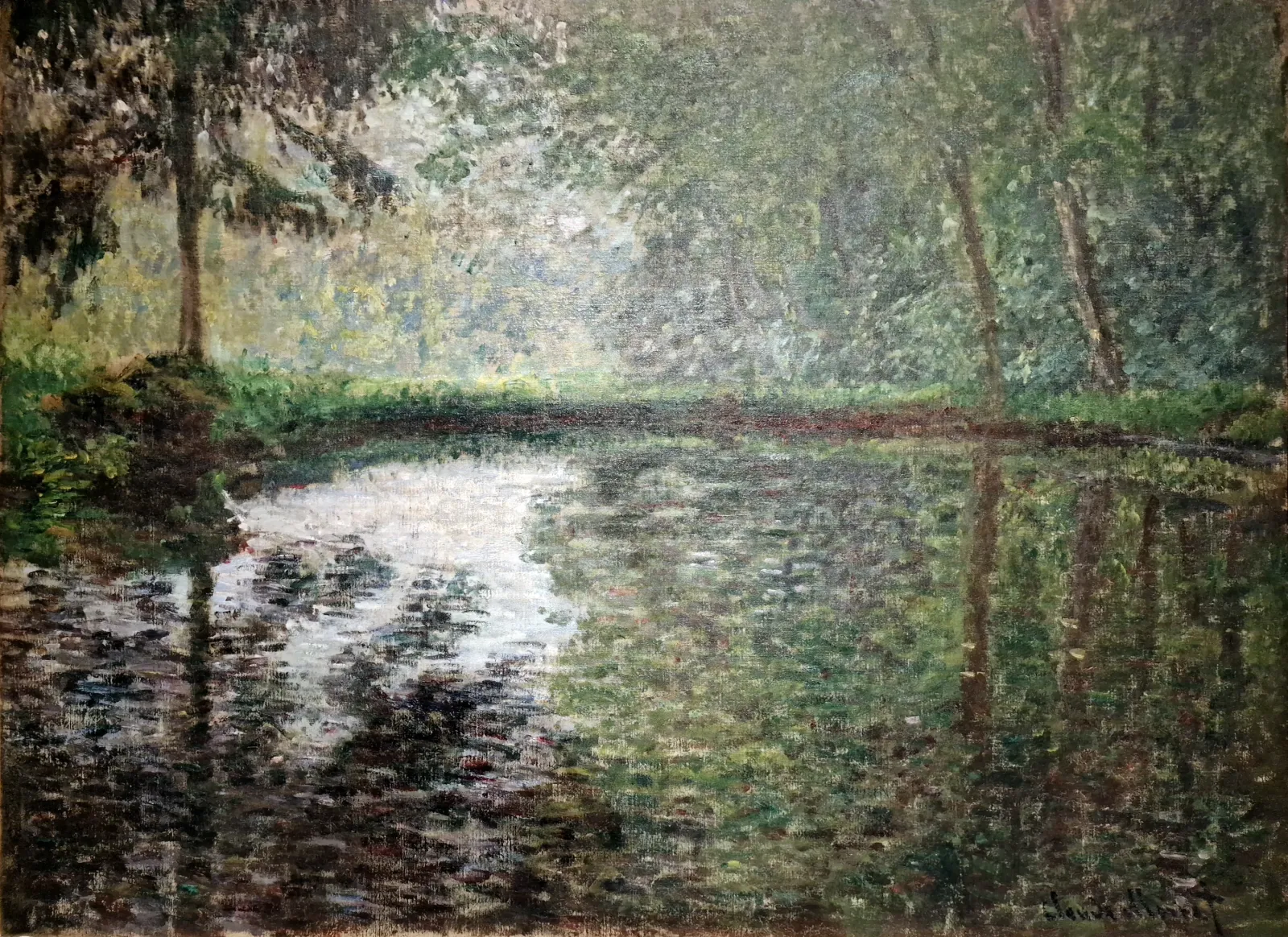 Coin de l'étang à Montgeron, Claude Monet