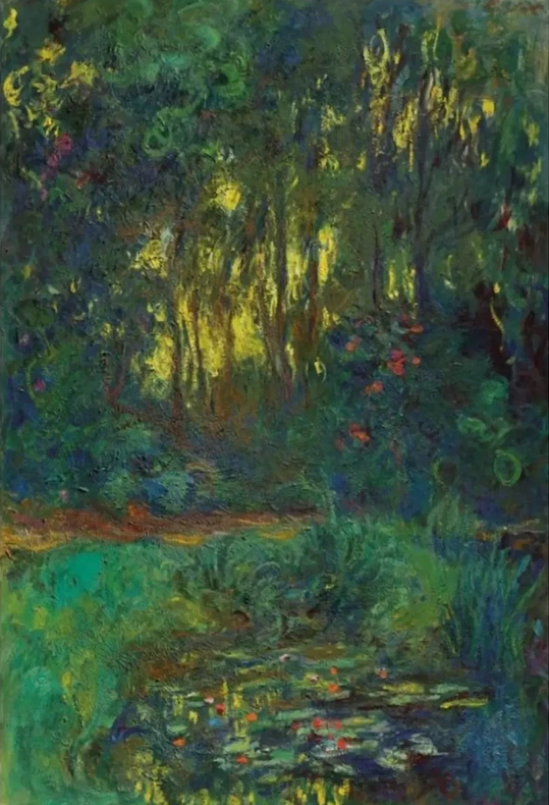Coin du bassin aux nymphéas, Claude Monet
