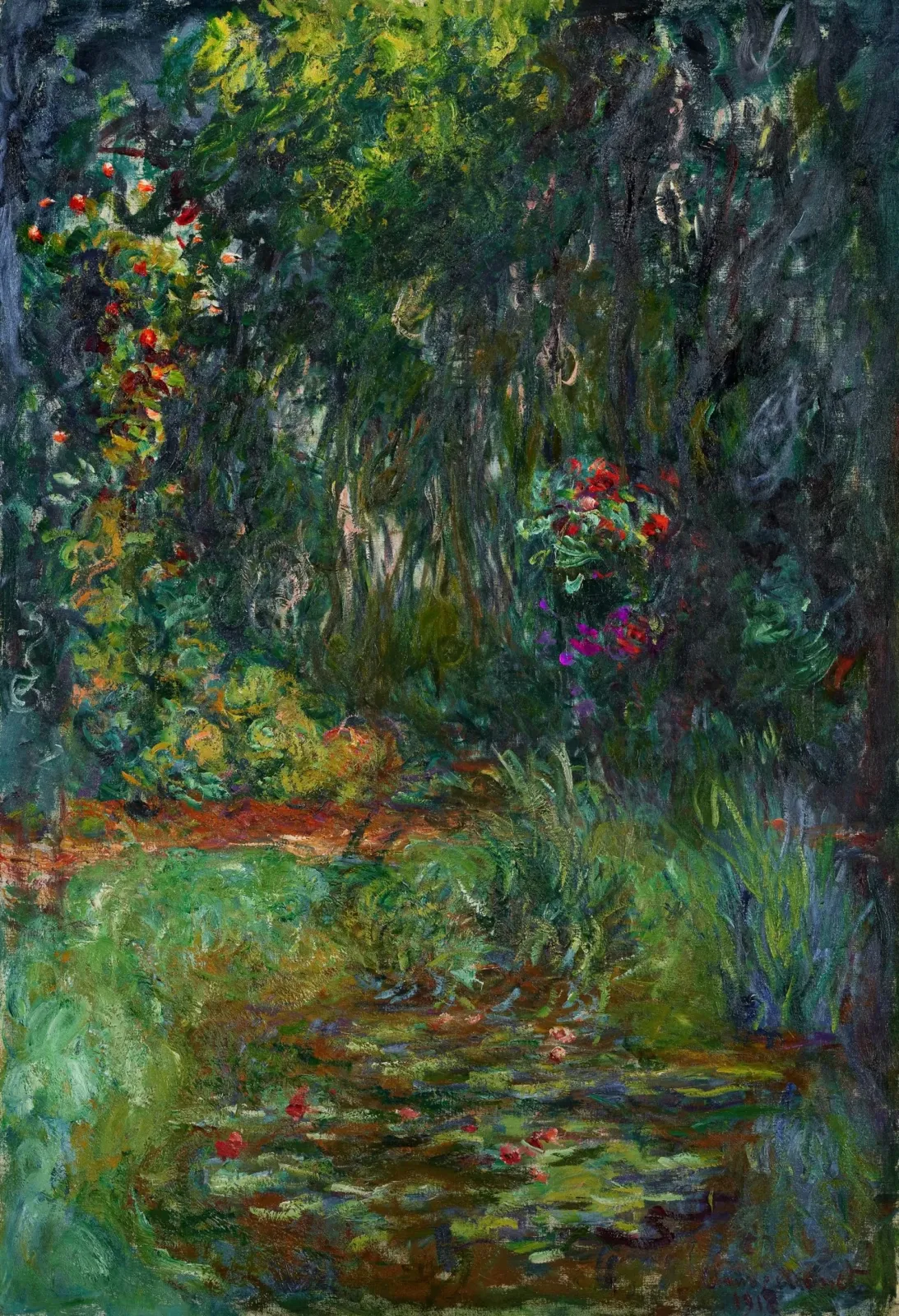 Coin du bassin aux nymphéas, Claude Monet