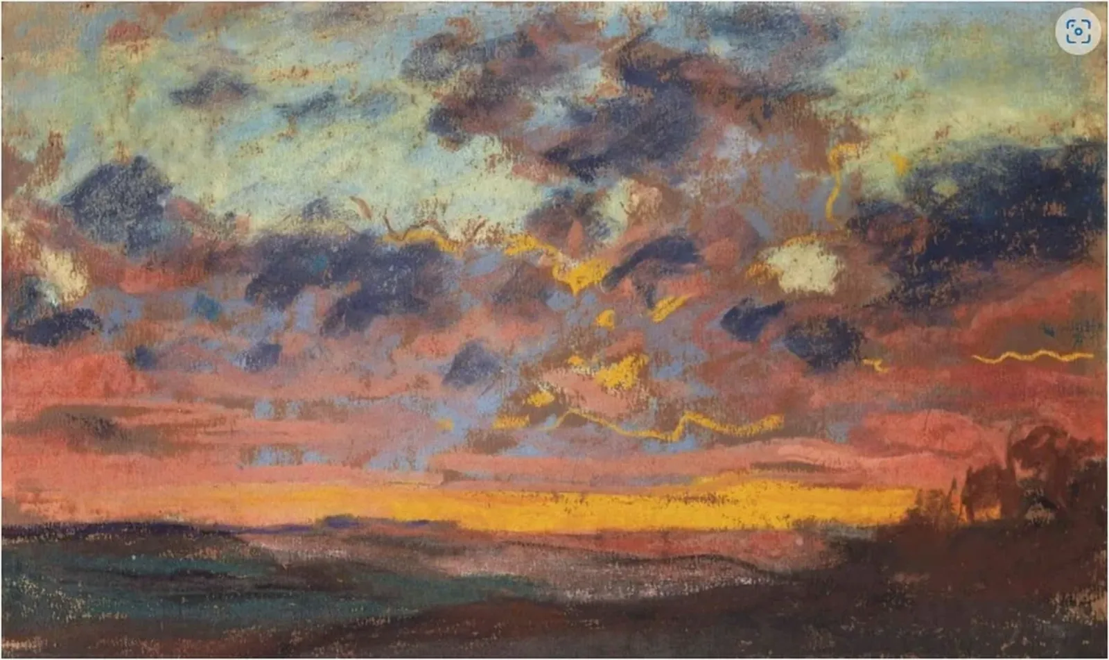 Coucher de soleil, Claude Monet