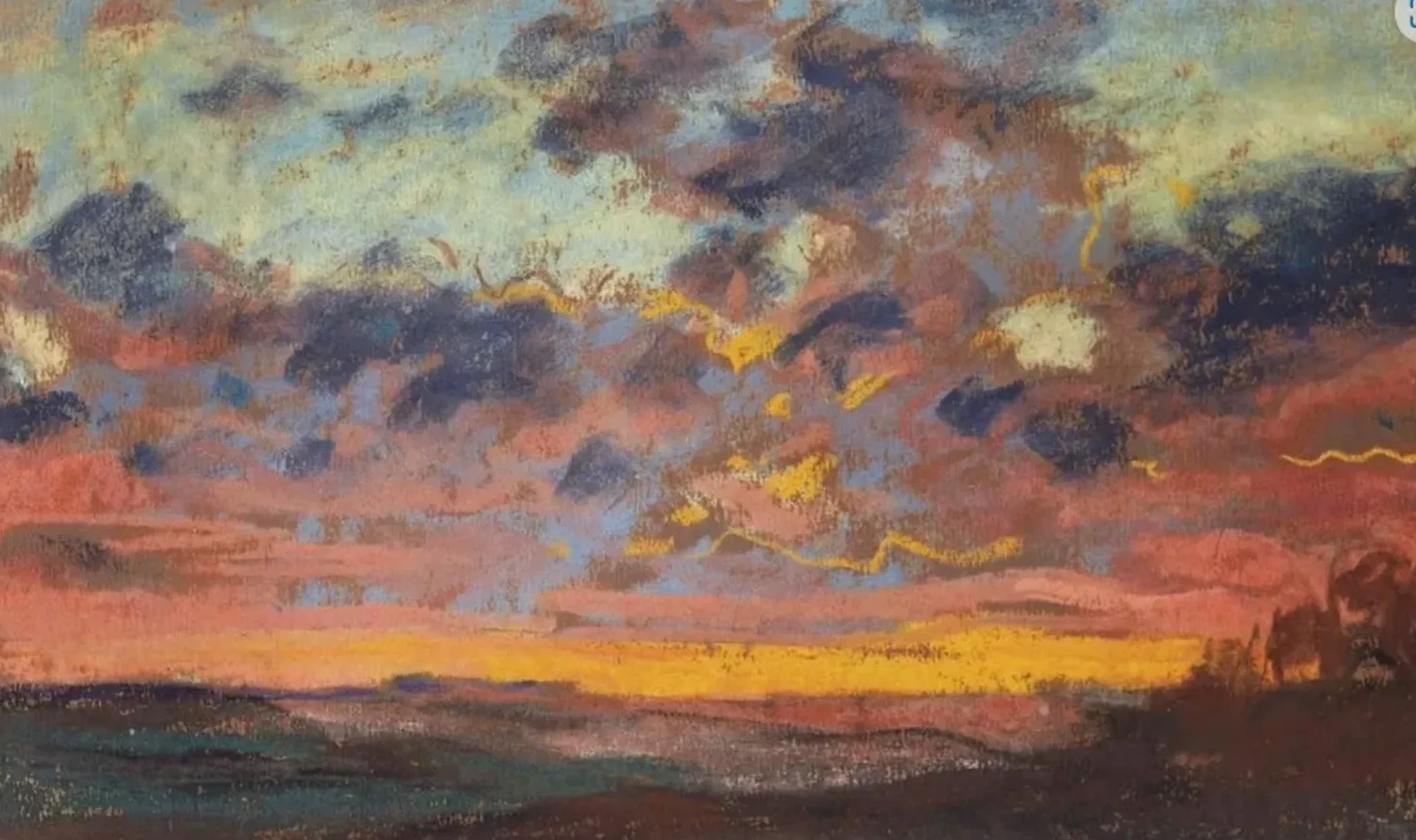 Coucher de soleil, Claude Monet