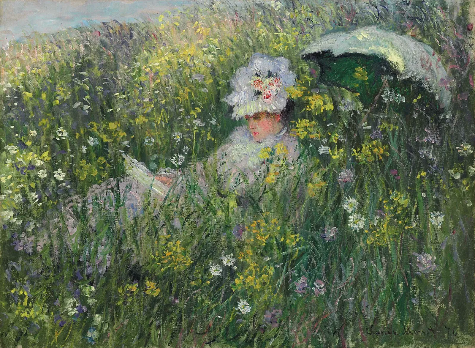 Dans la prairie, Claude Monet