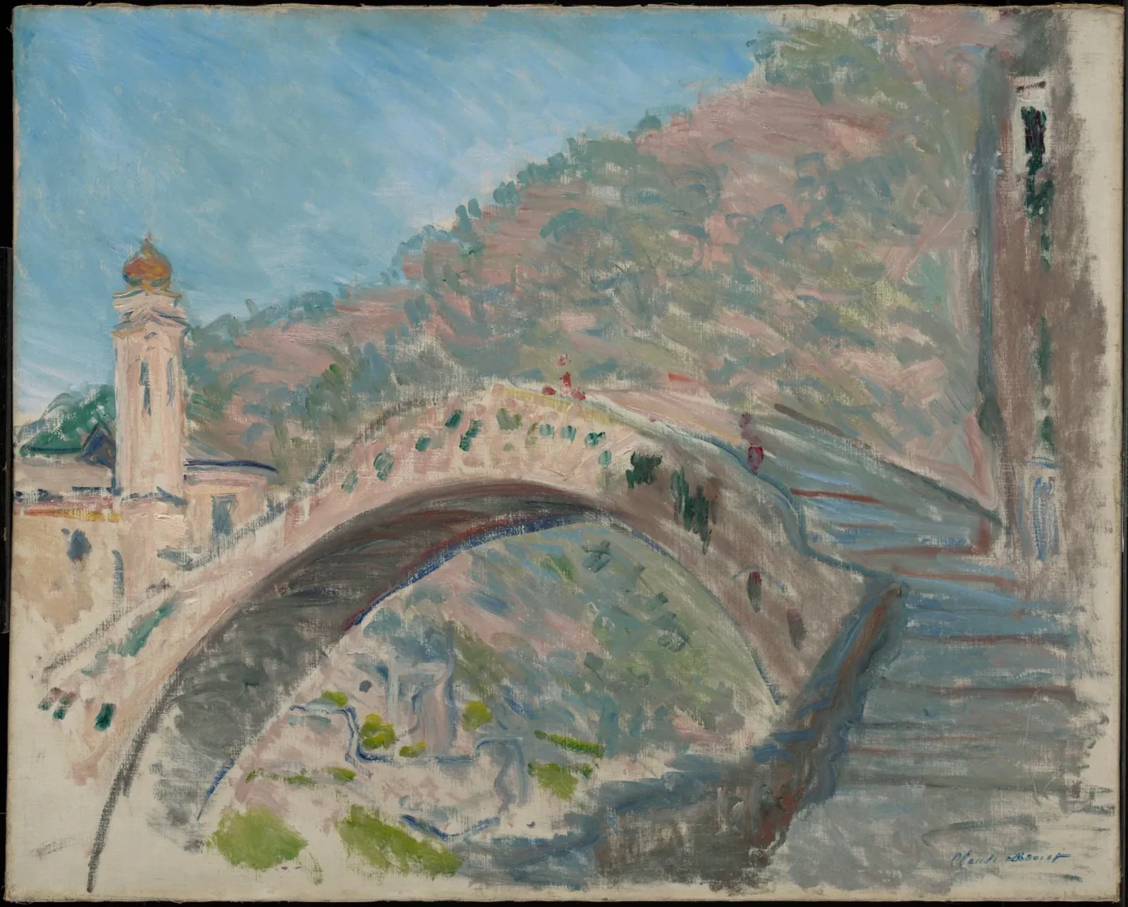 Dolceacqua, le vieux pont sur la Nervia, Claude Monet