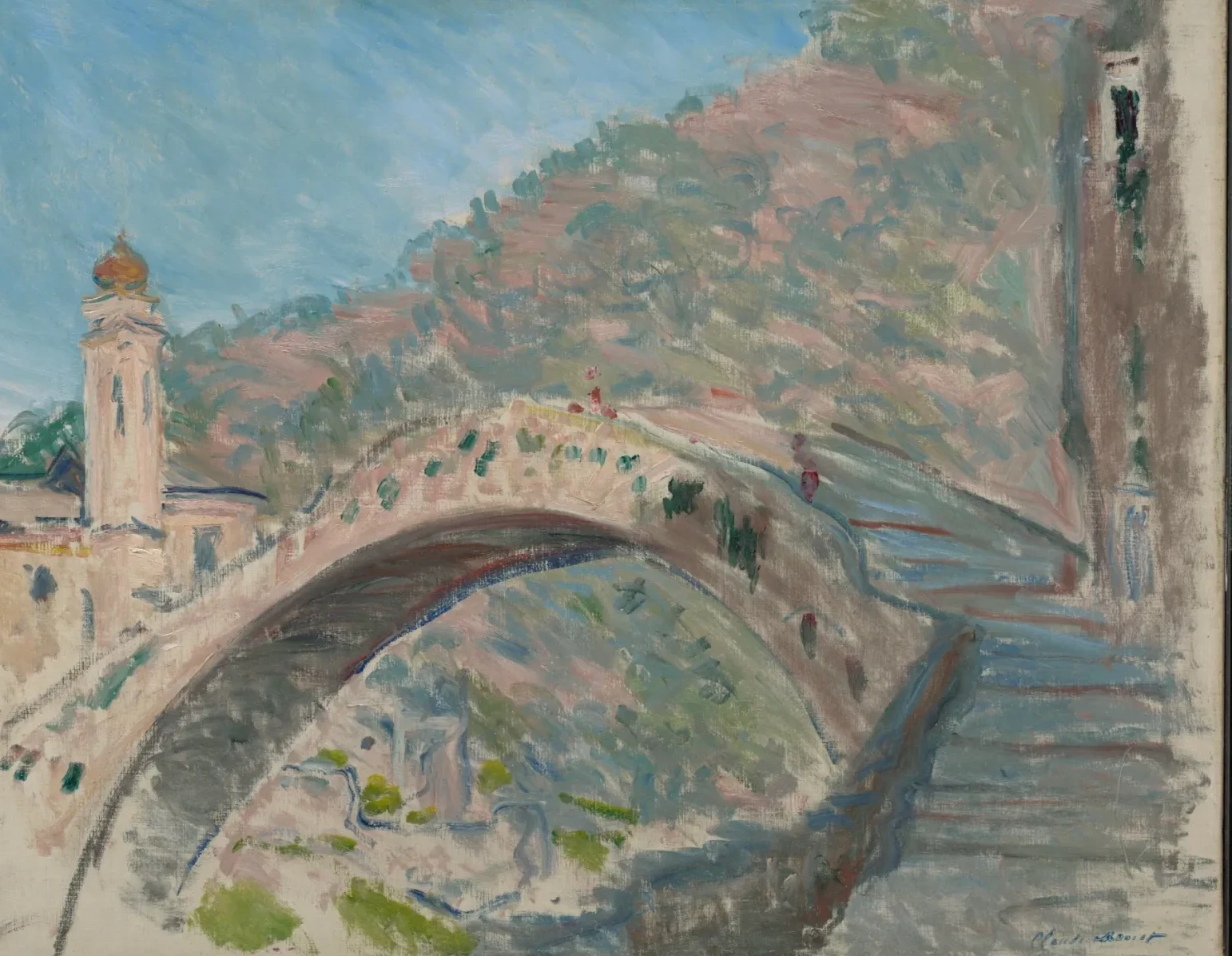 Dolceacqua, le vieux pont sur la Nervia, Claude Monet