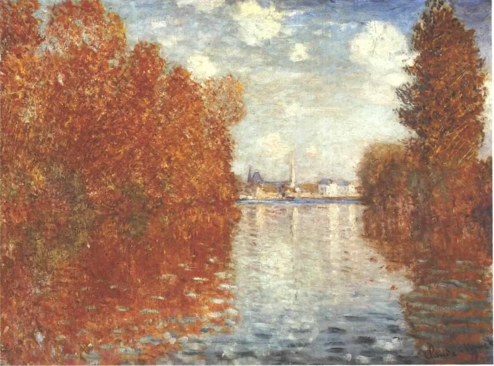 Effet d'automne à Argenteuil, Claude Monet