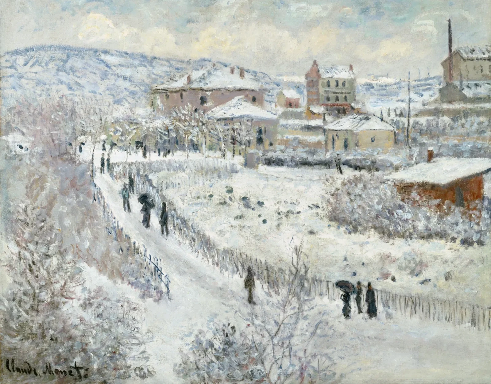 Effet de neige à ArgenteuilAlternate, Claude Monet