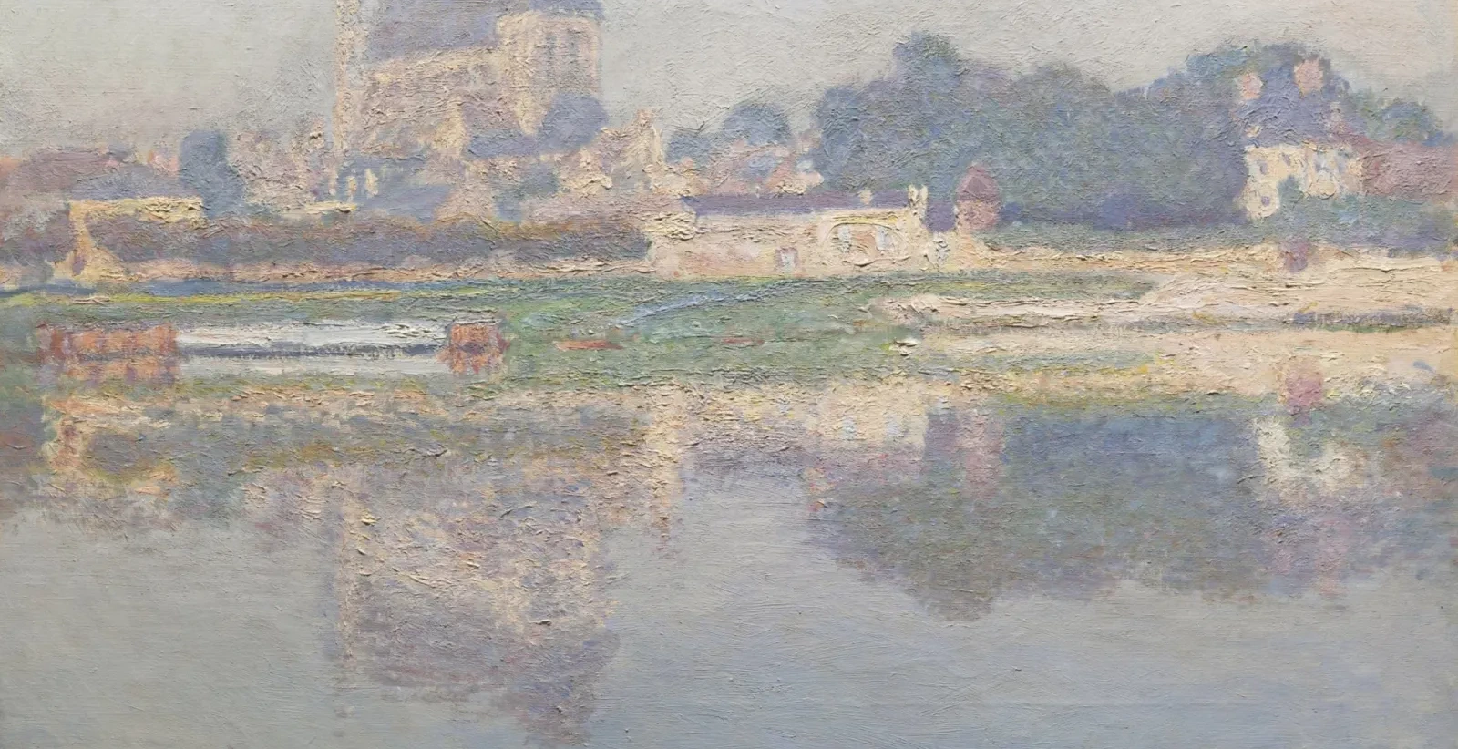 Église de Vernon, soleil, Claude Monet