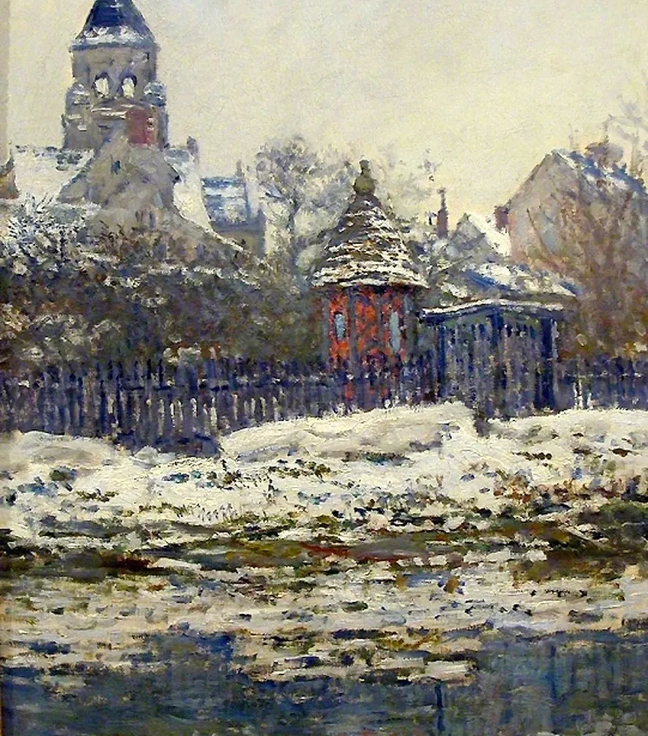 Église de Vétheuil, Claude Monet