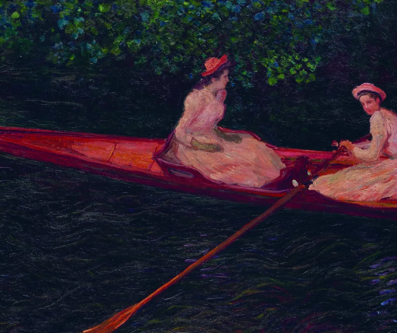 En canot sur l'Epte, Claude Monet