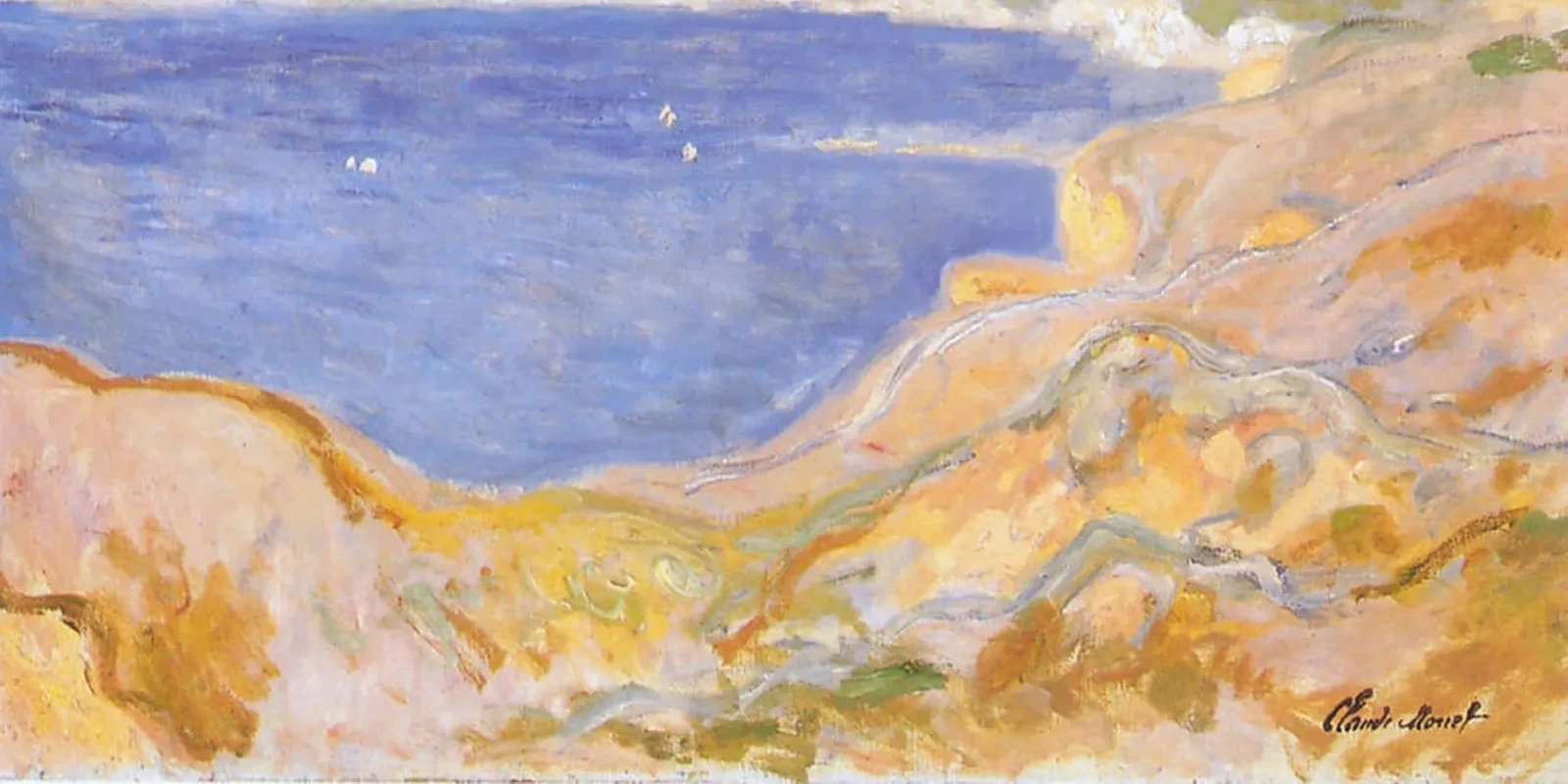 Falaises à l'est de Pourville, Claude Monet