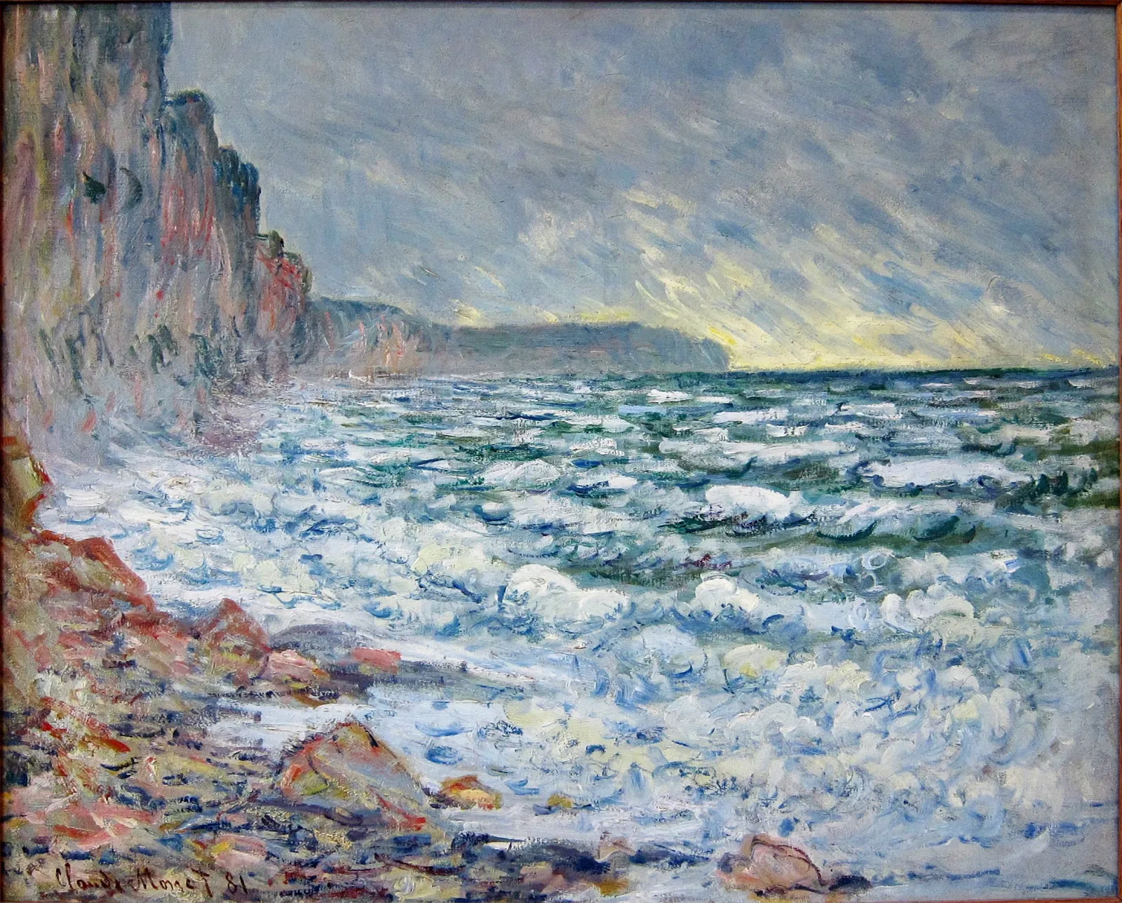Fécamp, bord de mer, Claude Monet