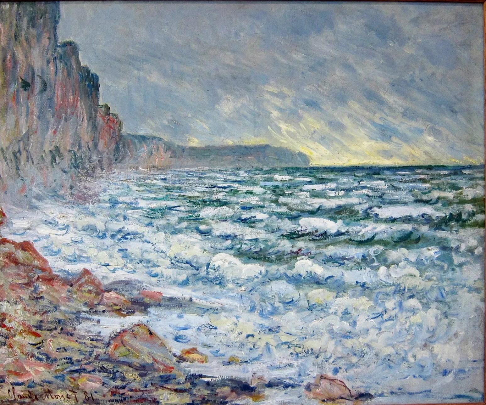 Fécamp, bord de mer, Claude Monet