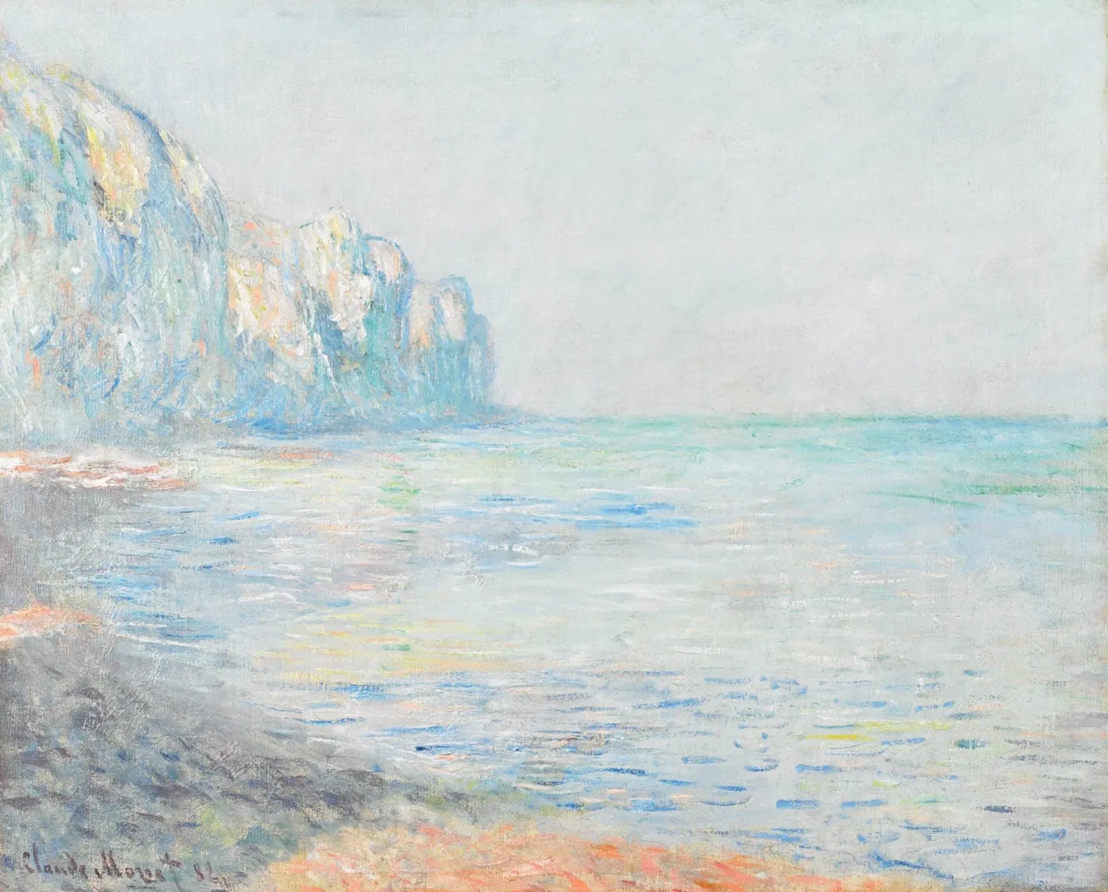 Foggy Morning at Pourville, Claude Monet