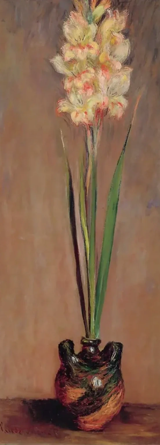 Gladiolus, Claude Monet