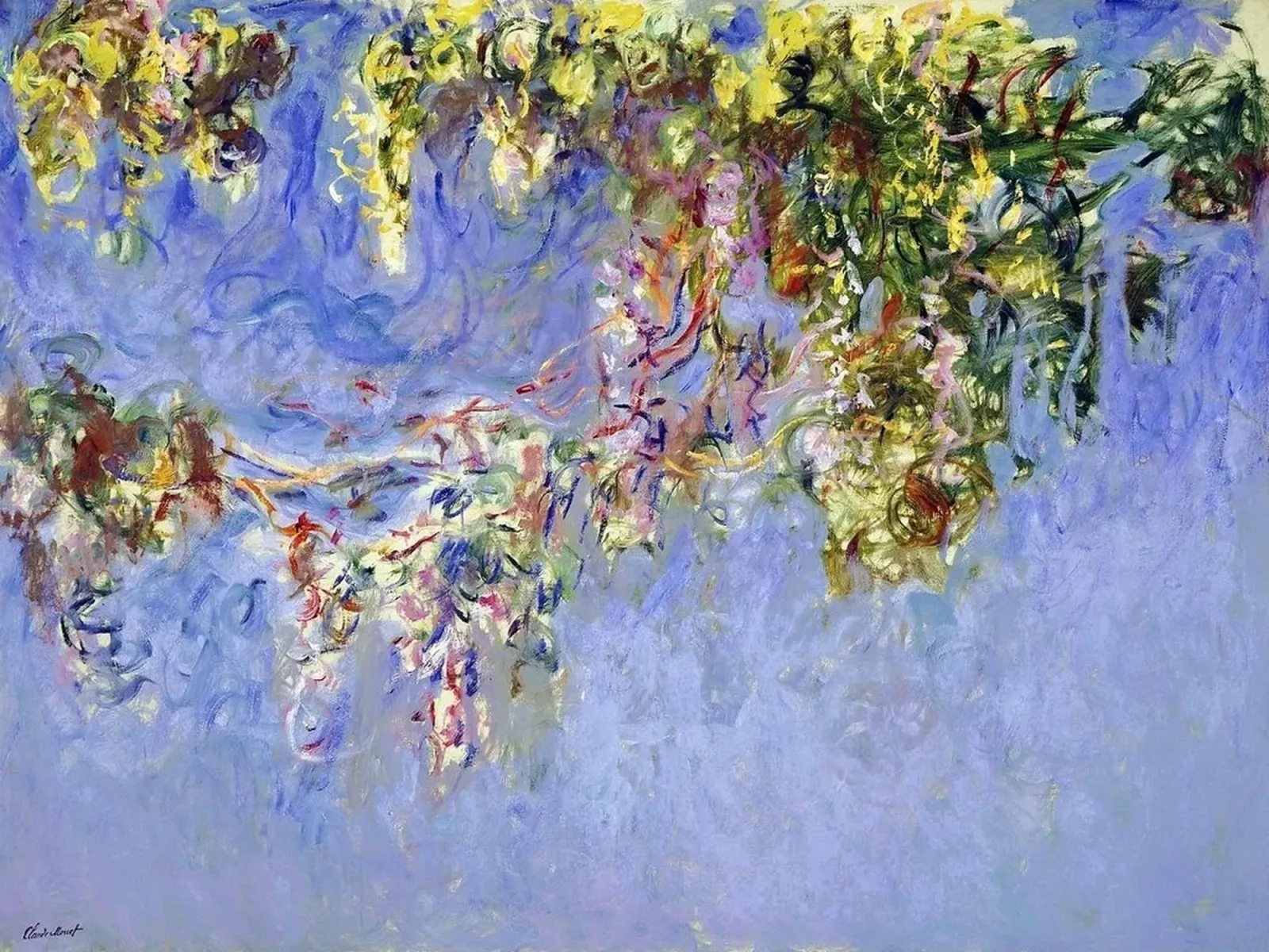 Glycines, Claude Monet
