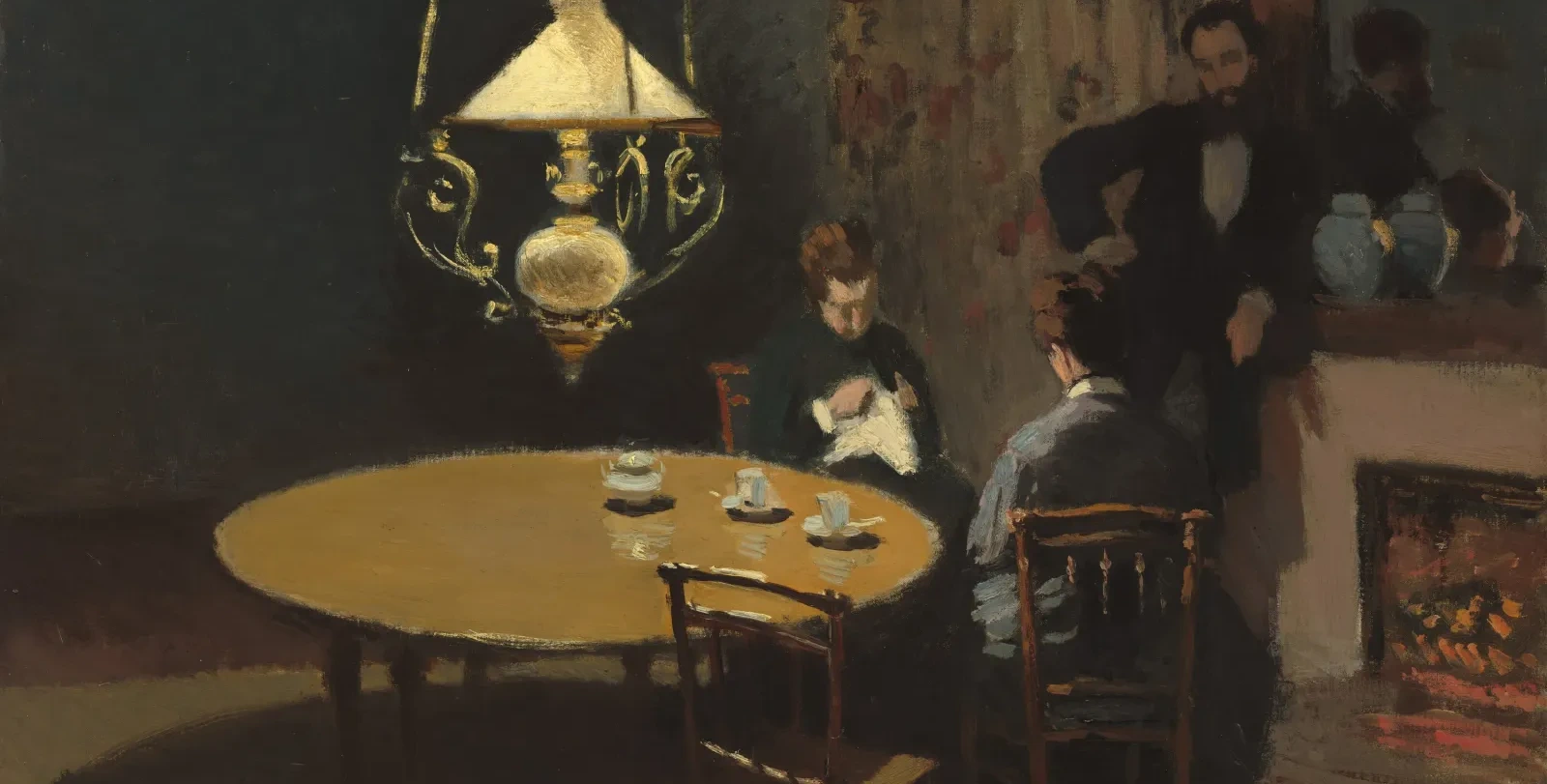 Interior, after Dinner, Claude Monet