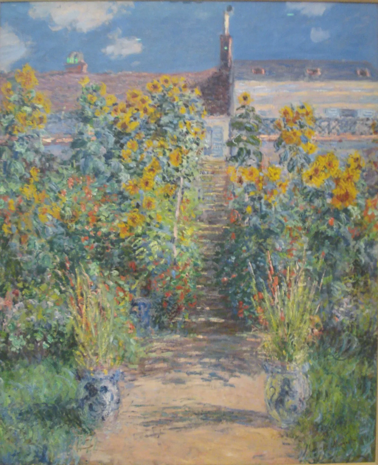 Jardin à Vétheuil, Claude Monet