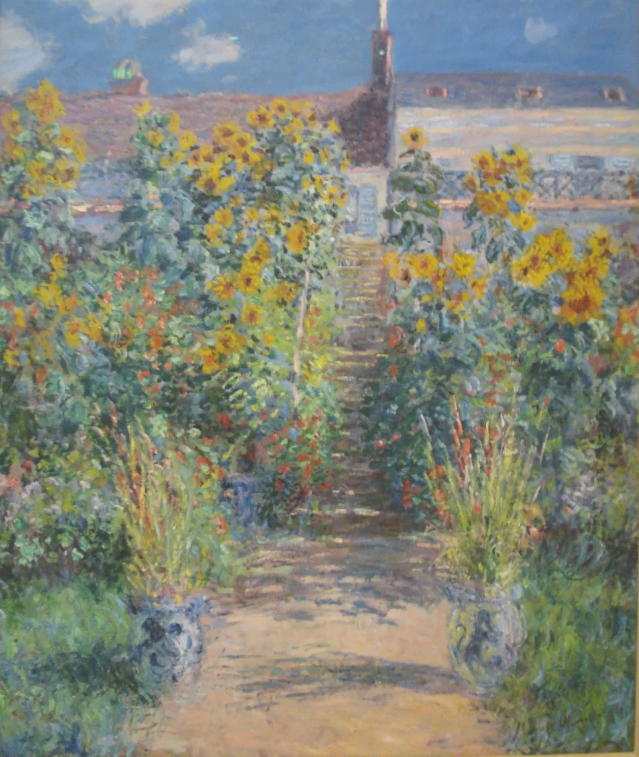 Jardin à Vétheuil, Claude Monet