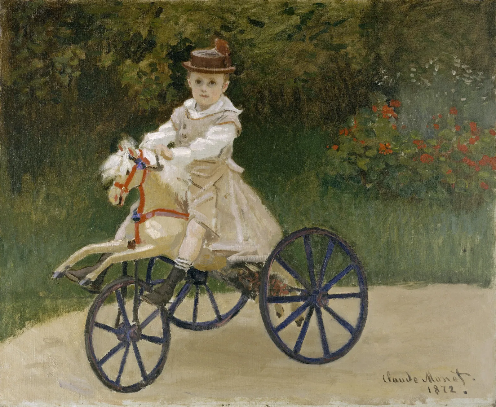Jean Monet (1867–1913) on His Hobby Horse, Claude Monet