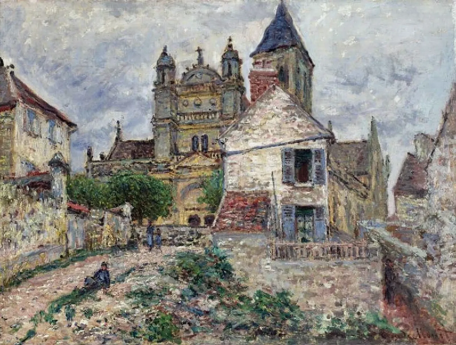 L'église de Vetheuil, Claude Monet