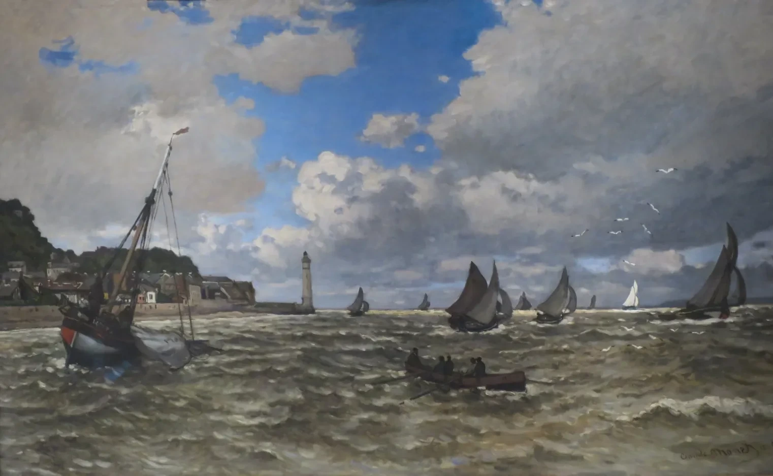 L'embouchure de la Seine à Honfleur, Claude Monet