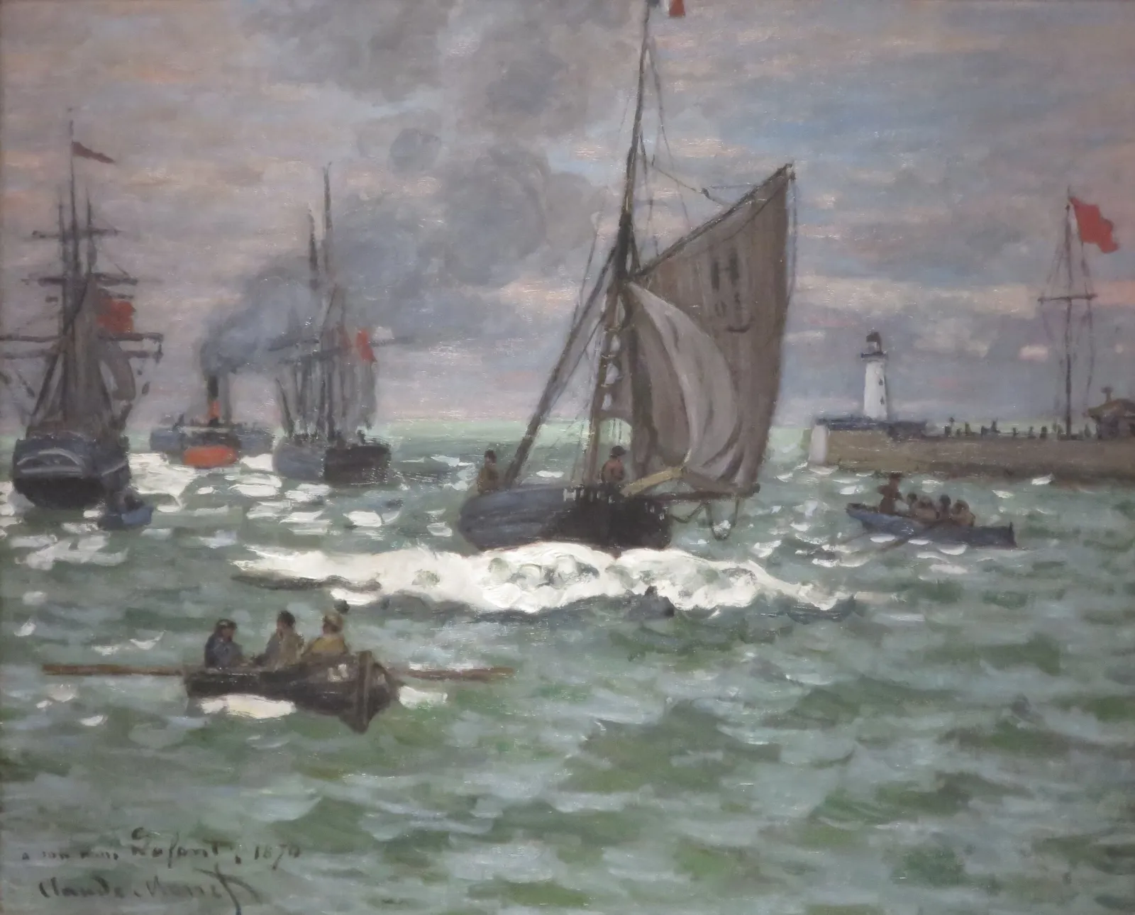 L'Entrée du port du Havre, Claude Monet