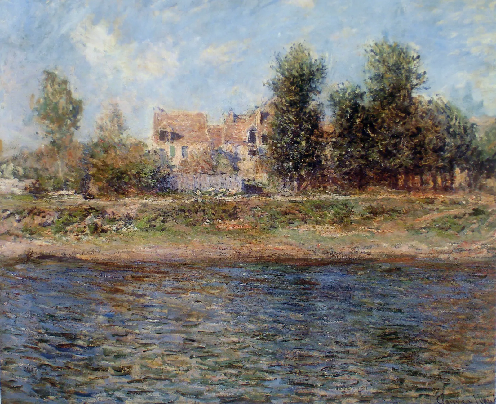 La berge de la Seine, Claude Monet