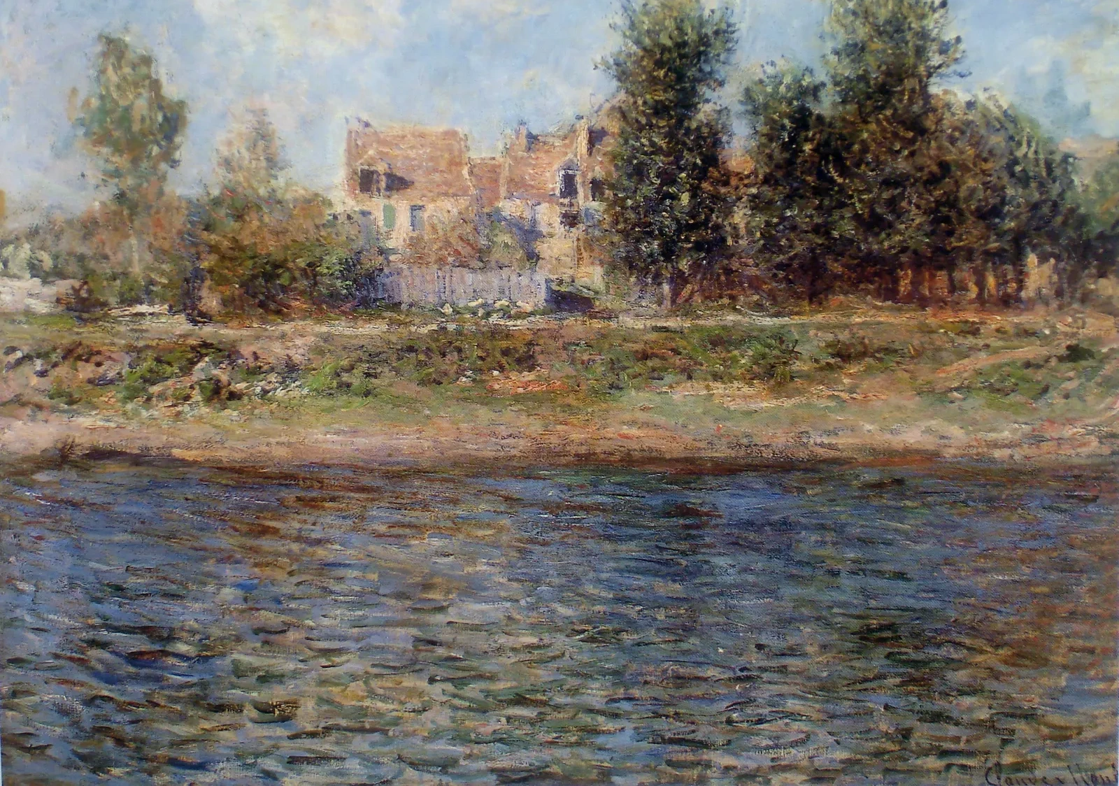 La berge de la Seine, Claude Monet