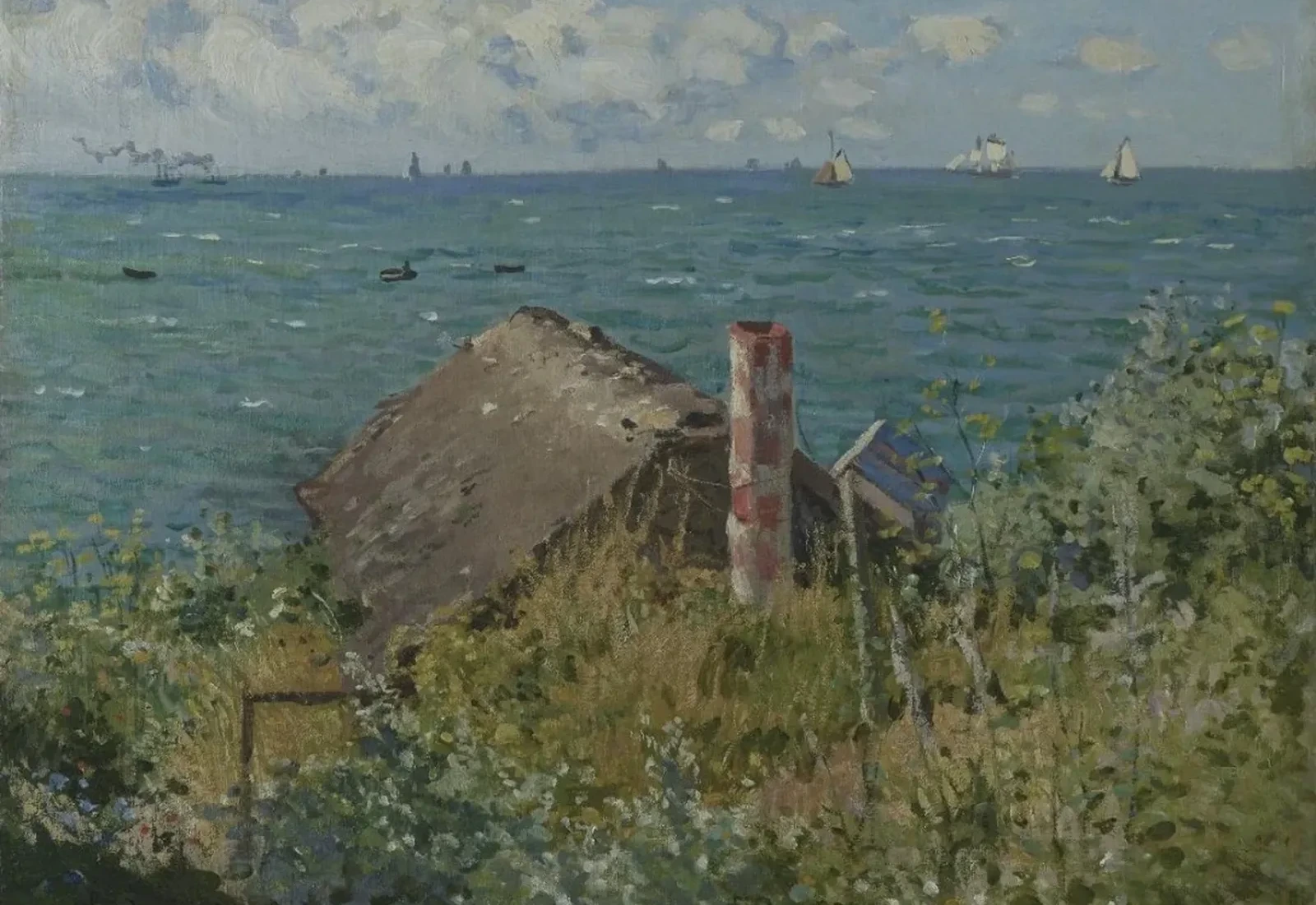 La cabane de Sainte-Adresse, Claude Monet
