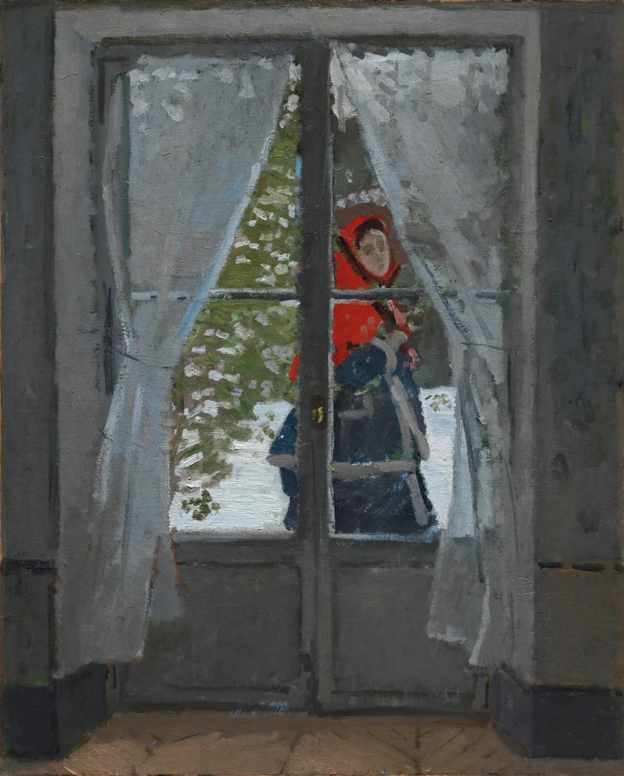 La Capeline rouge, Claude Monet