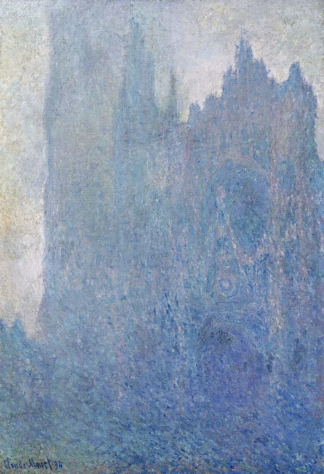 La Cathédrale de Rouen, Brouillard, Claude Monet