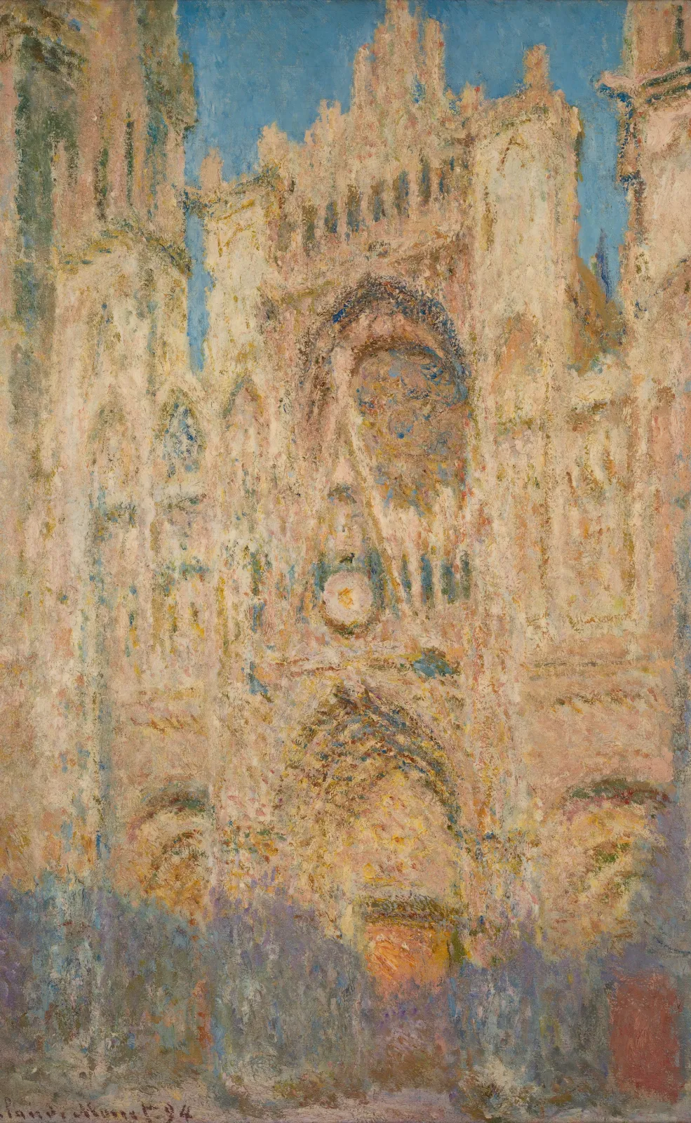 La Cathédrale de Rouen, Fin de journée, Claude Monet