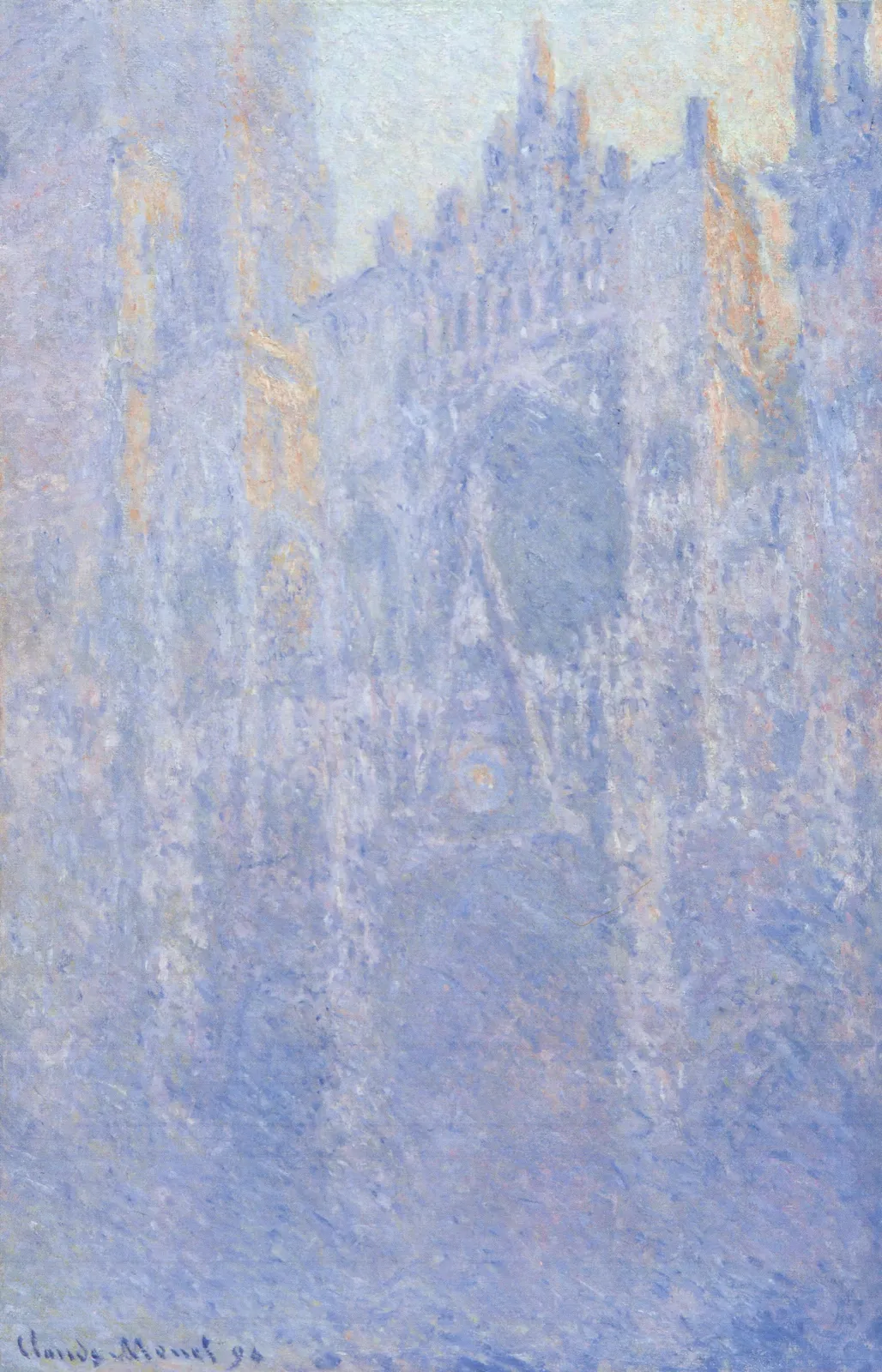La Cathédrale de Rouen, le Portail, Brouillard matinal, Claude Monet
