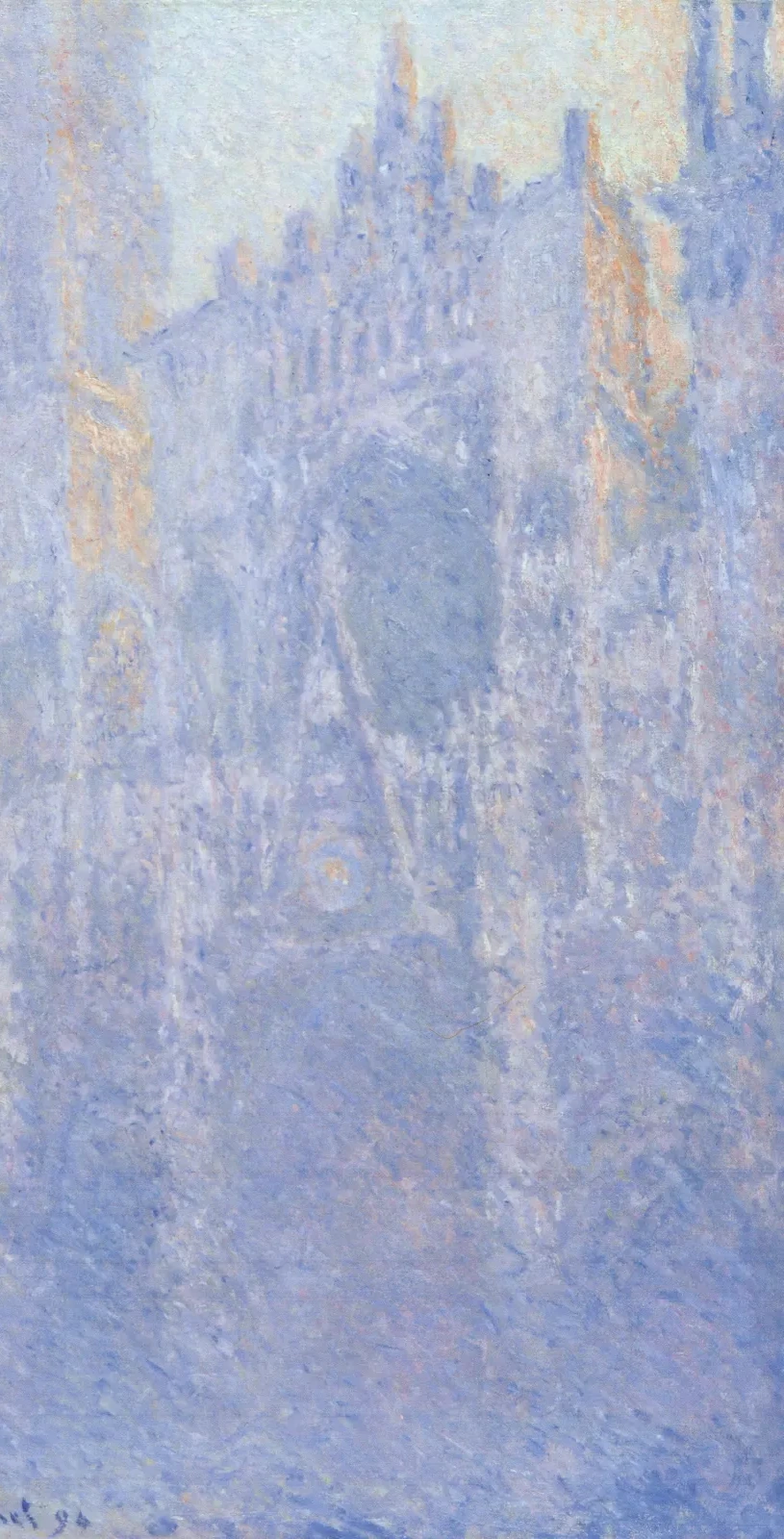 La Cathédrale de Rouen, le Portail, Brouillard matinal, Claude Monet