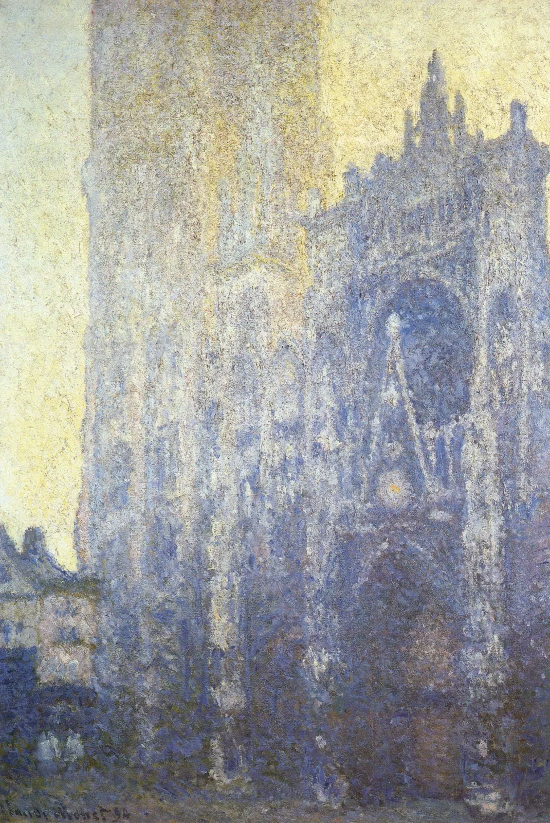 La Cathédrale de Rouen, le Portail, Effet du matin, Claude Monet