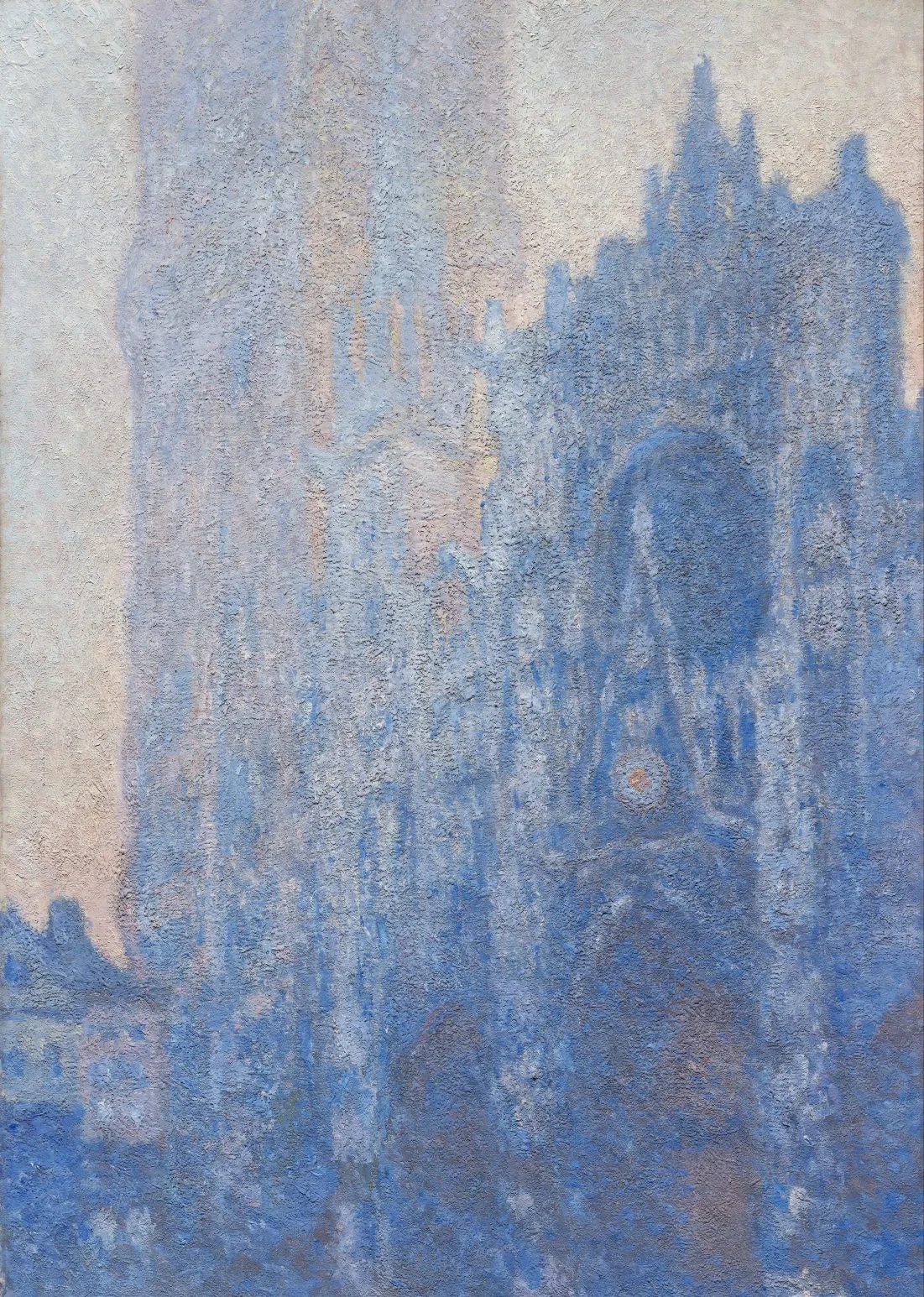 La Cathédrale de Rouen, le Portail et la Tour d'Albane, Aube, Claude Monet