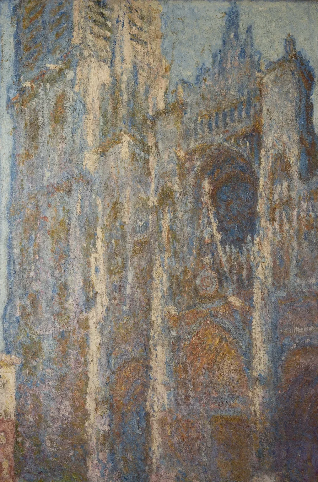 La Cathédrale de Rouen, le Portail et la Tour d'Albane, Midi, Claude Monet
