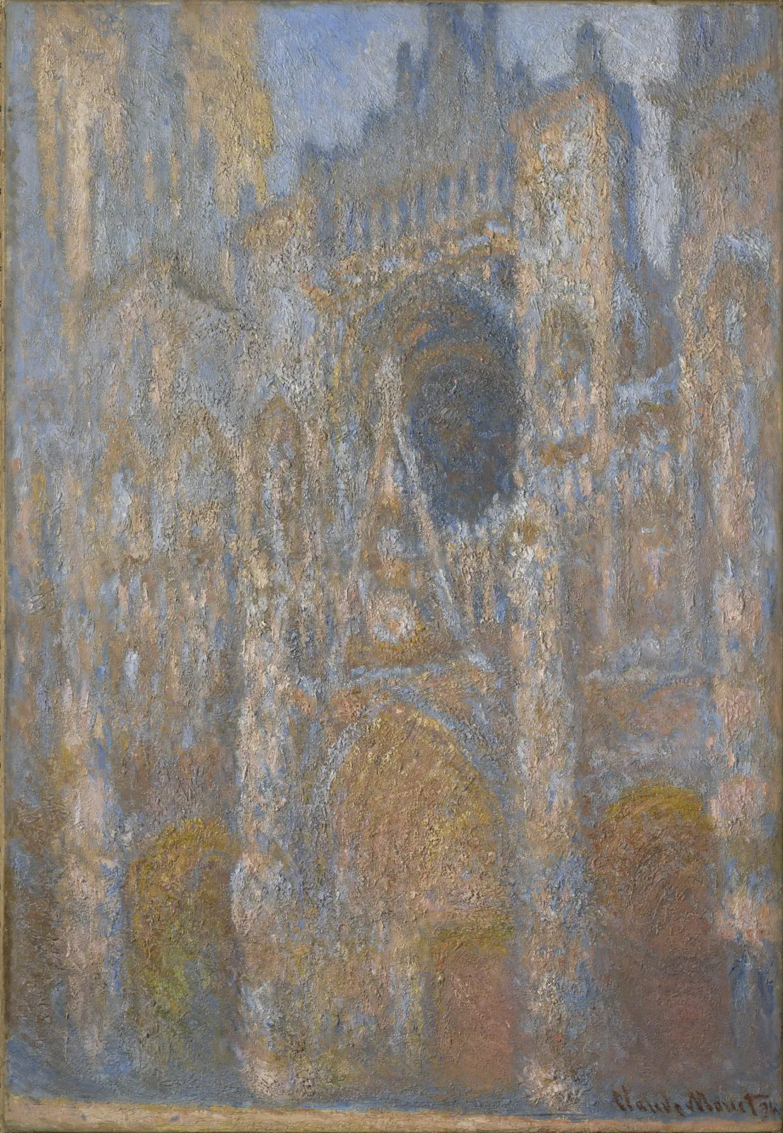 La Cathédrale de Rouen, le Portail, Plein midi, Claude Monet