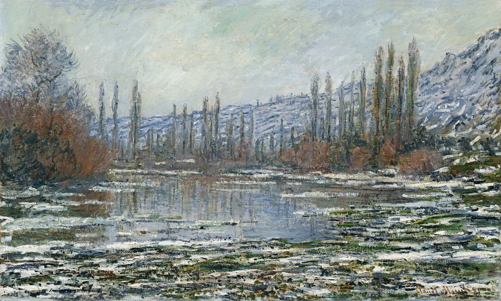 La débâcle à Vétheuil, Claude Monet