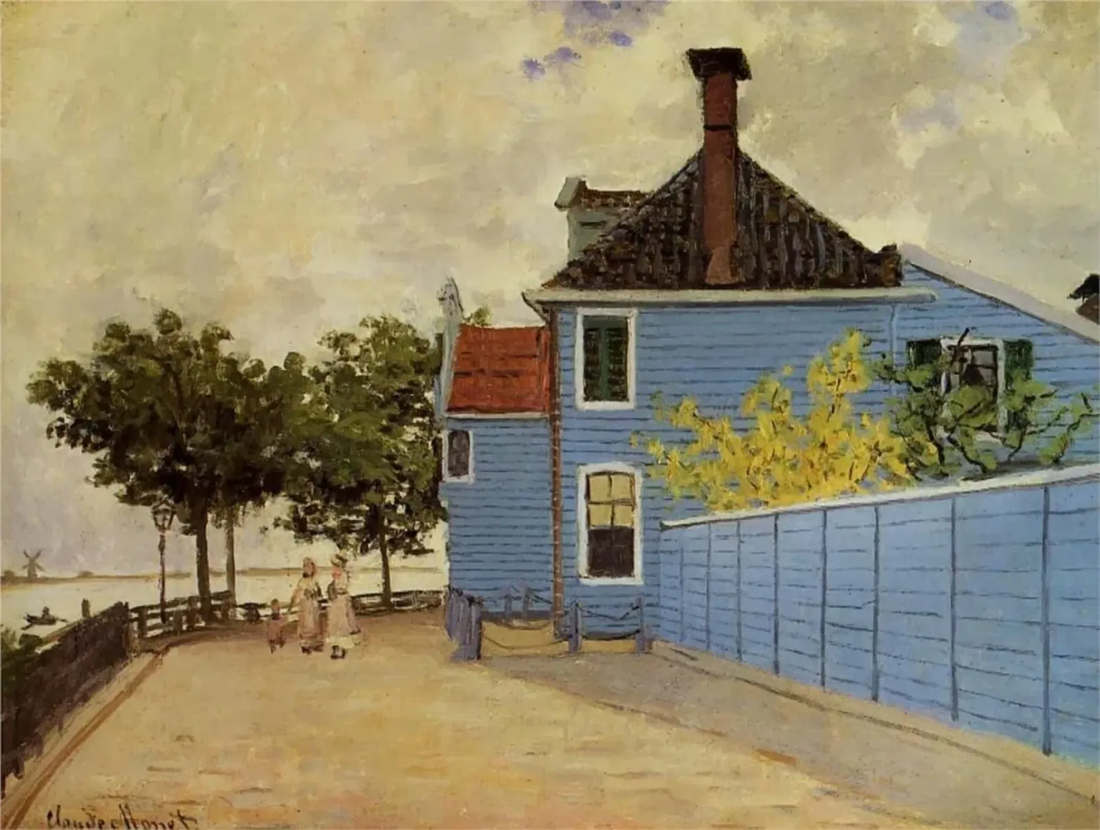 La Maison bleue, Zaandam, Claude Monet