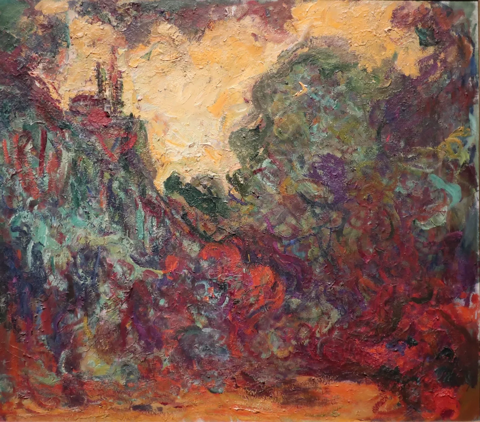 La maison vue du jardin aux roses, Claude Monet