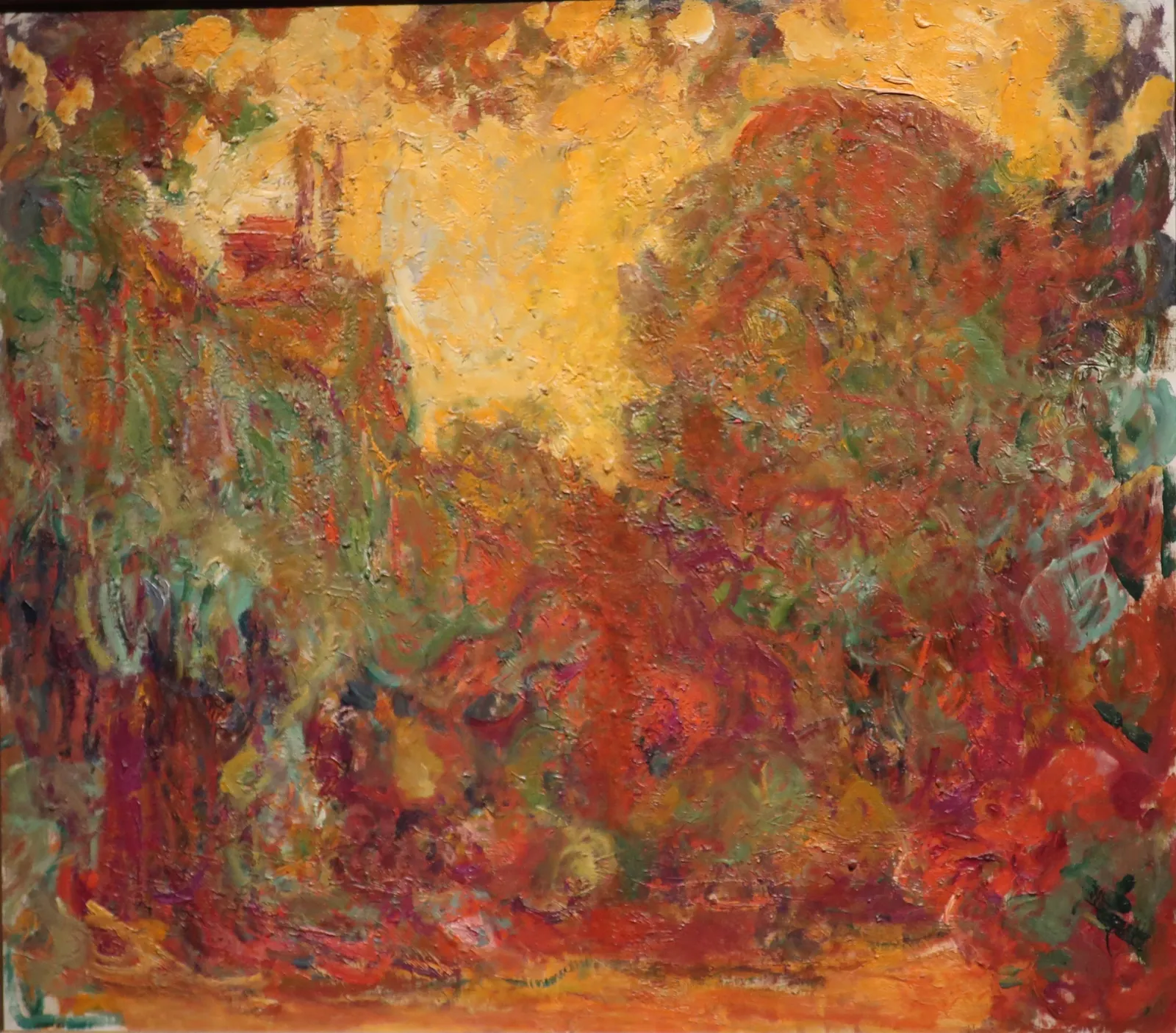 La maison vue du jardin aux roses, Claude Monet