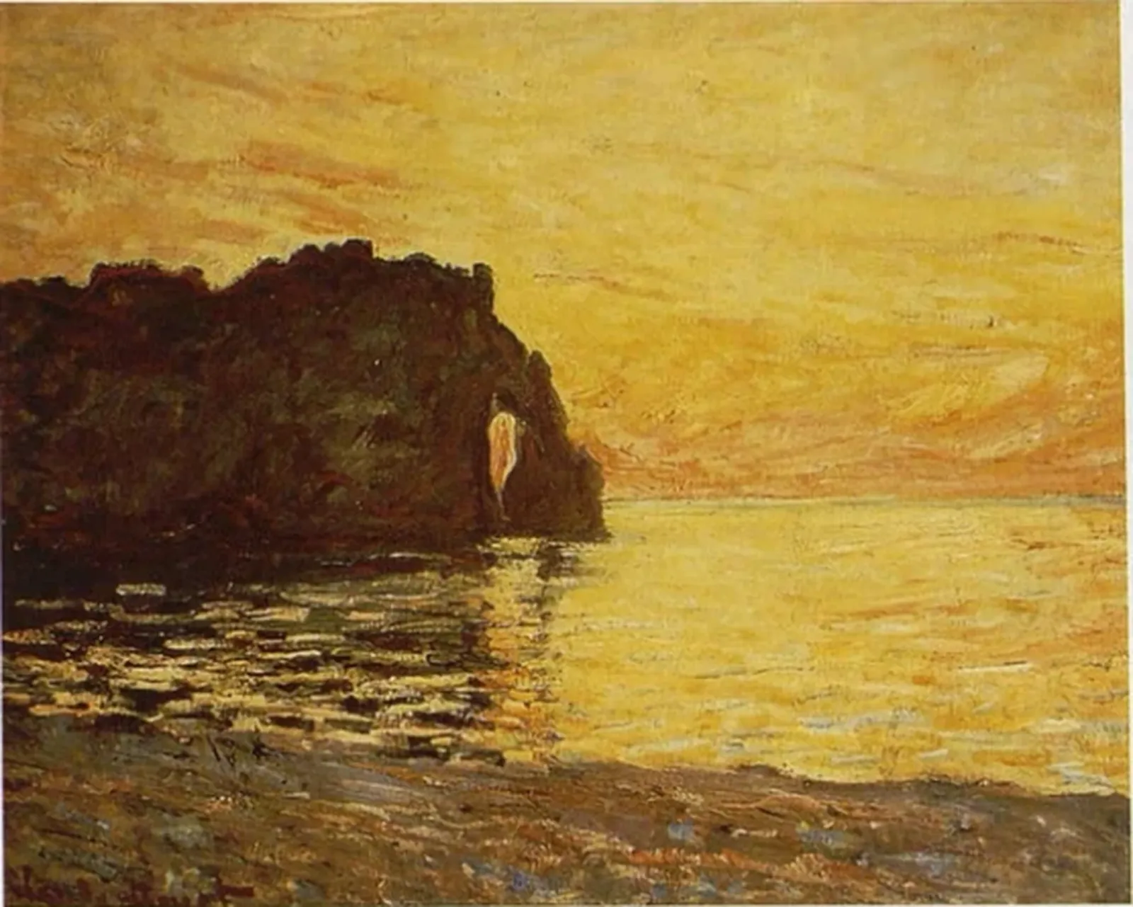 La Manne-Porte, Etretat, Claude Monet
