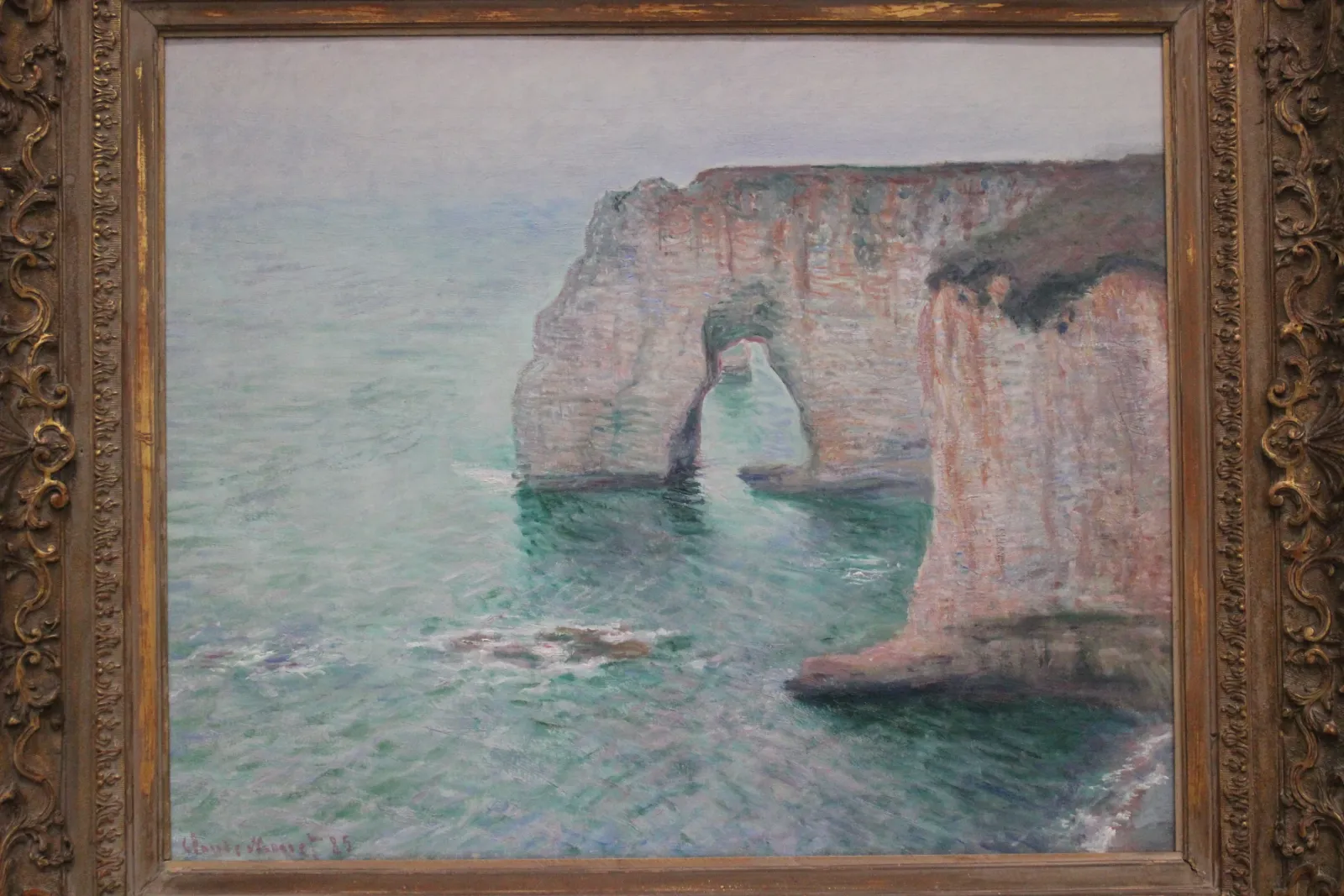 La Manneporte, Étretat, Claude Monet