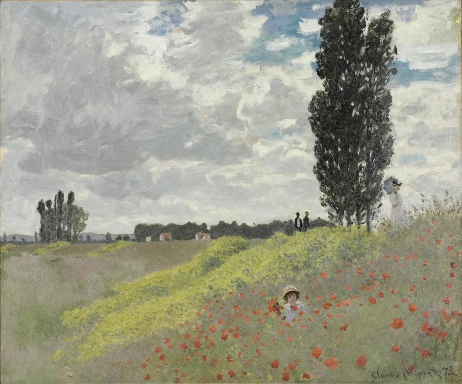 La Promenade dans les prairies à Argenteuil, Claude Monet